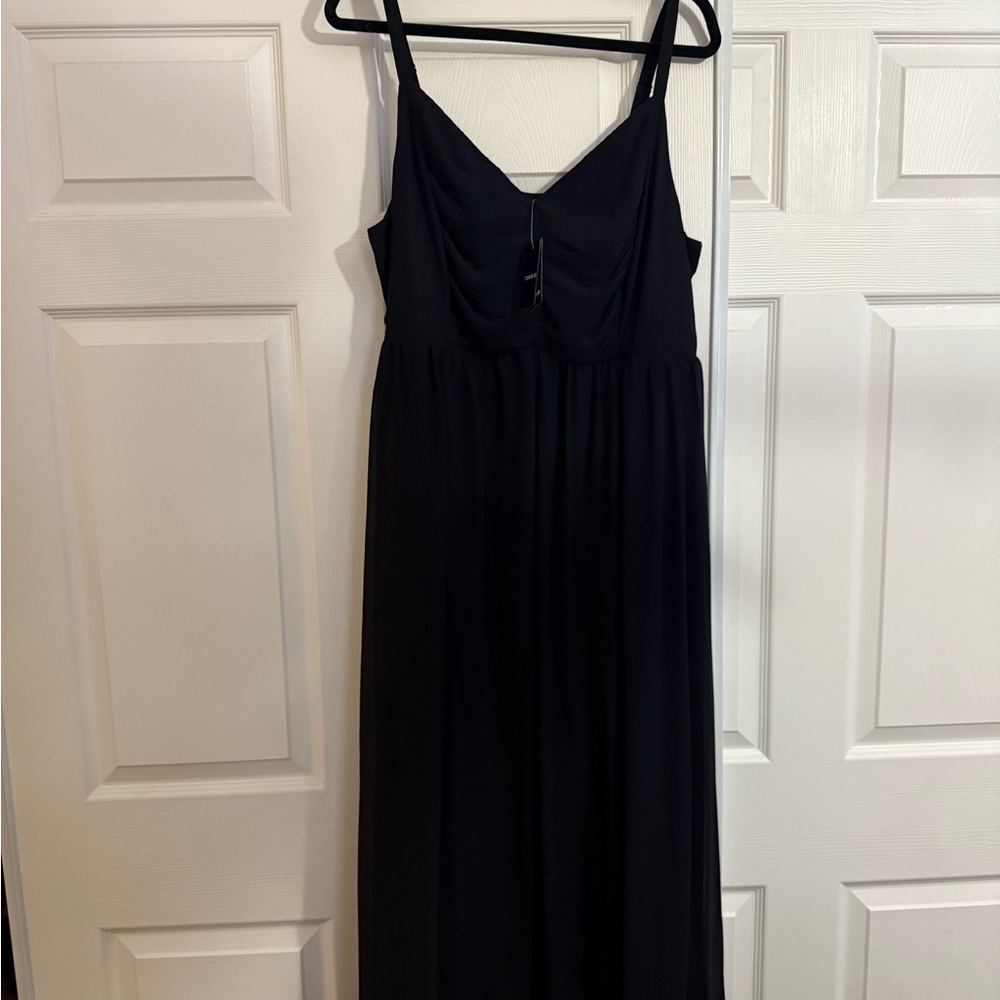 torrid Black Spaghetti Strap Maxi Dress
